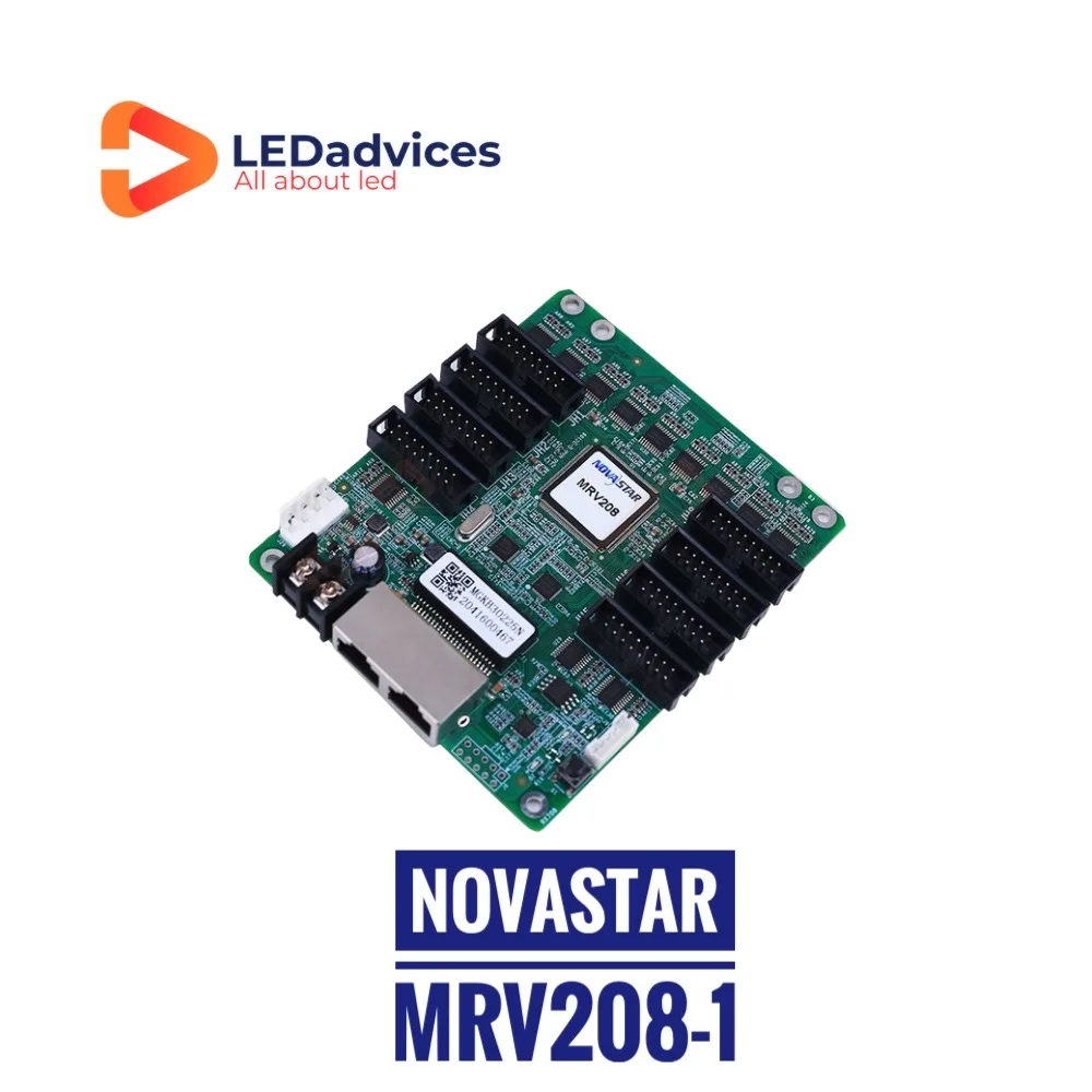 Novastar MRV208-1 Receiving Card  For Full Color LED Screen Conroller 3D Rental Event Fixed Installation Display Wall Receiver