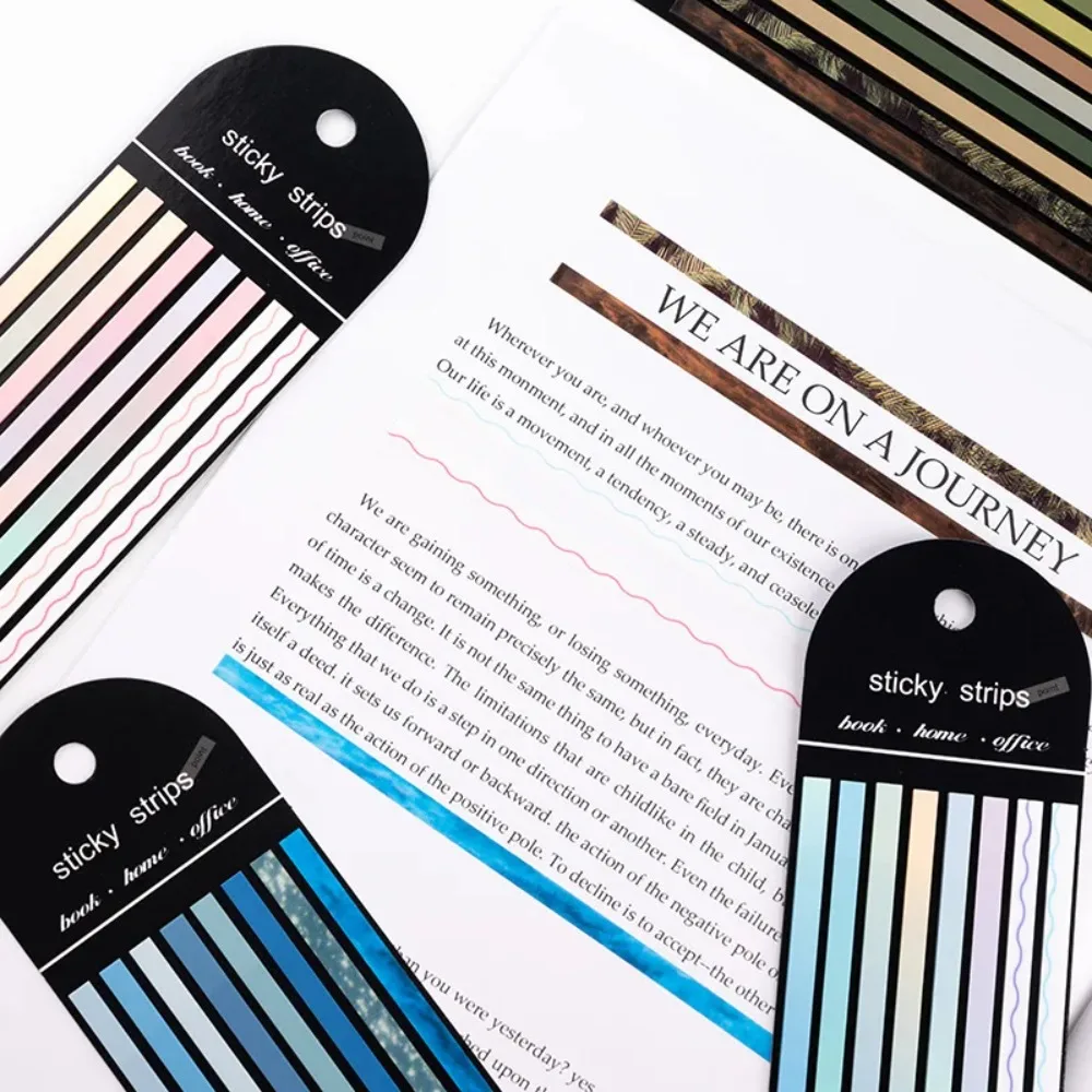 160 Sheets Transparent Sticky Notes Self-Adhesive Reading Annotation for Books Notepad Bookmarks Memo Pad Index Tabs view 3