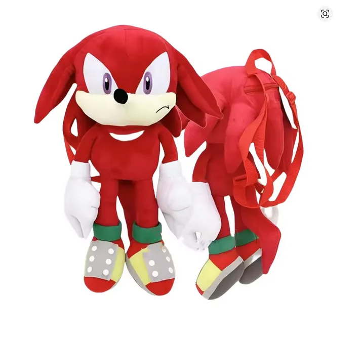 Gioco classico originale Periferico 50 cm Vendita calda Cartoon Sonic Doll Giocattolo carino Giochi anime Ombra Zaino in peluche Giocattolo Regali per bambini