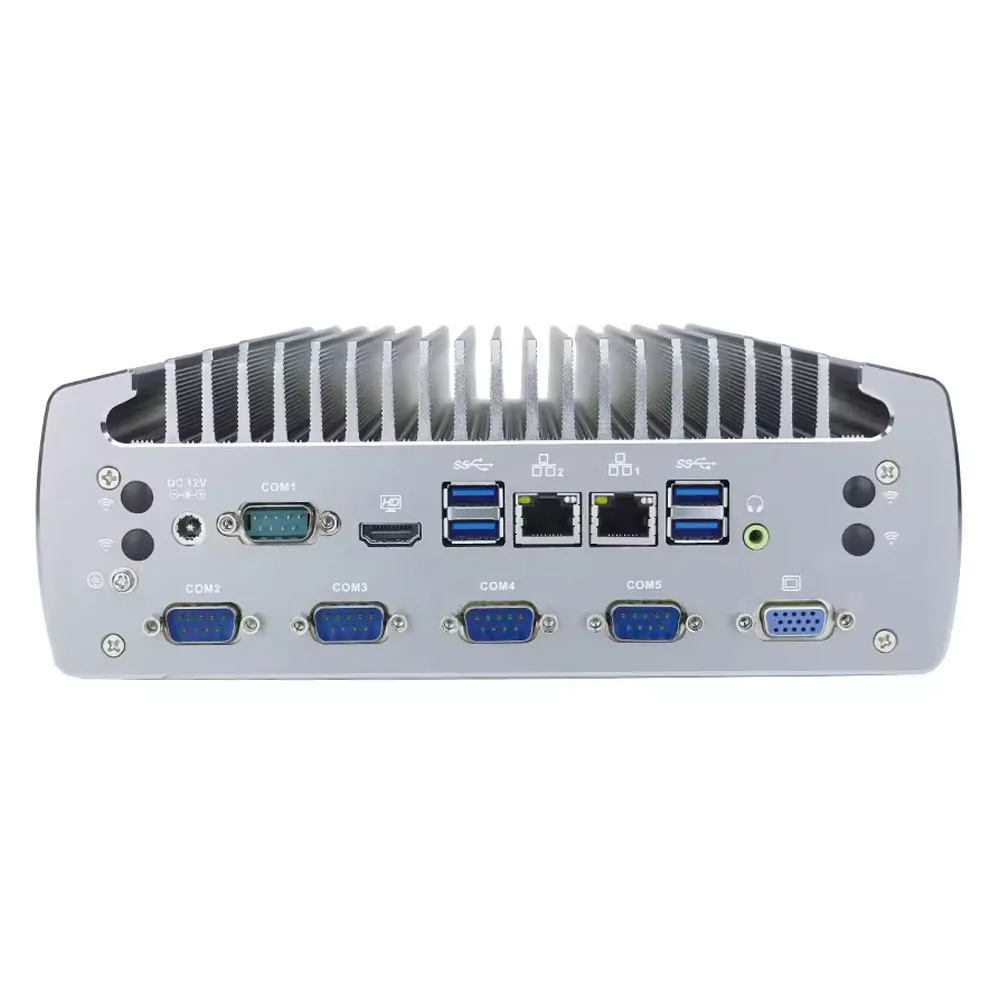 Partitore Robusto PC industriale i3-6100T/i5-6500T/i7-6700T Dual LAN 6COM CAN Bus per uso medico/automatico
