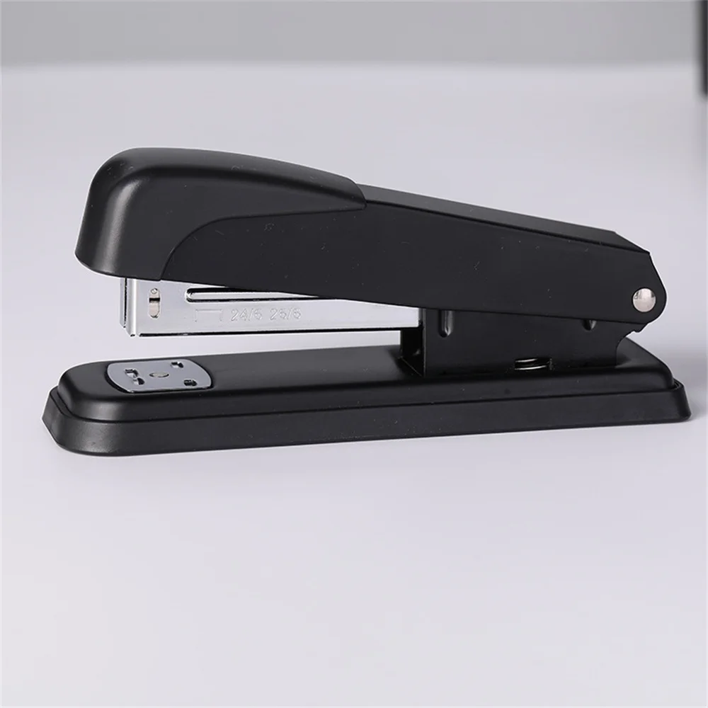 Grapadora de mano portátil, grapadora estándar que ahorra tiempo, suministros de oficina, papelería, duradera, creativa