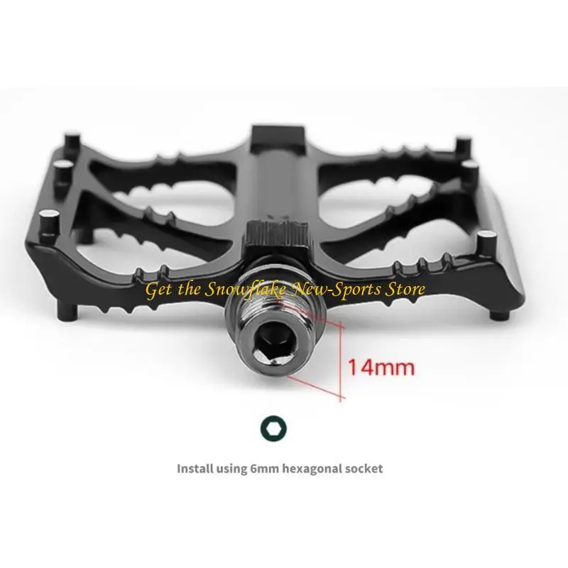 

E56D R27 Bearings Nonslip Bicycles Pedals for Mountain Cycling Road Bicycles