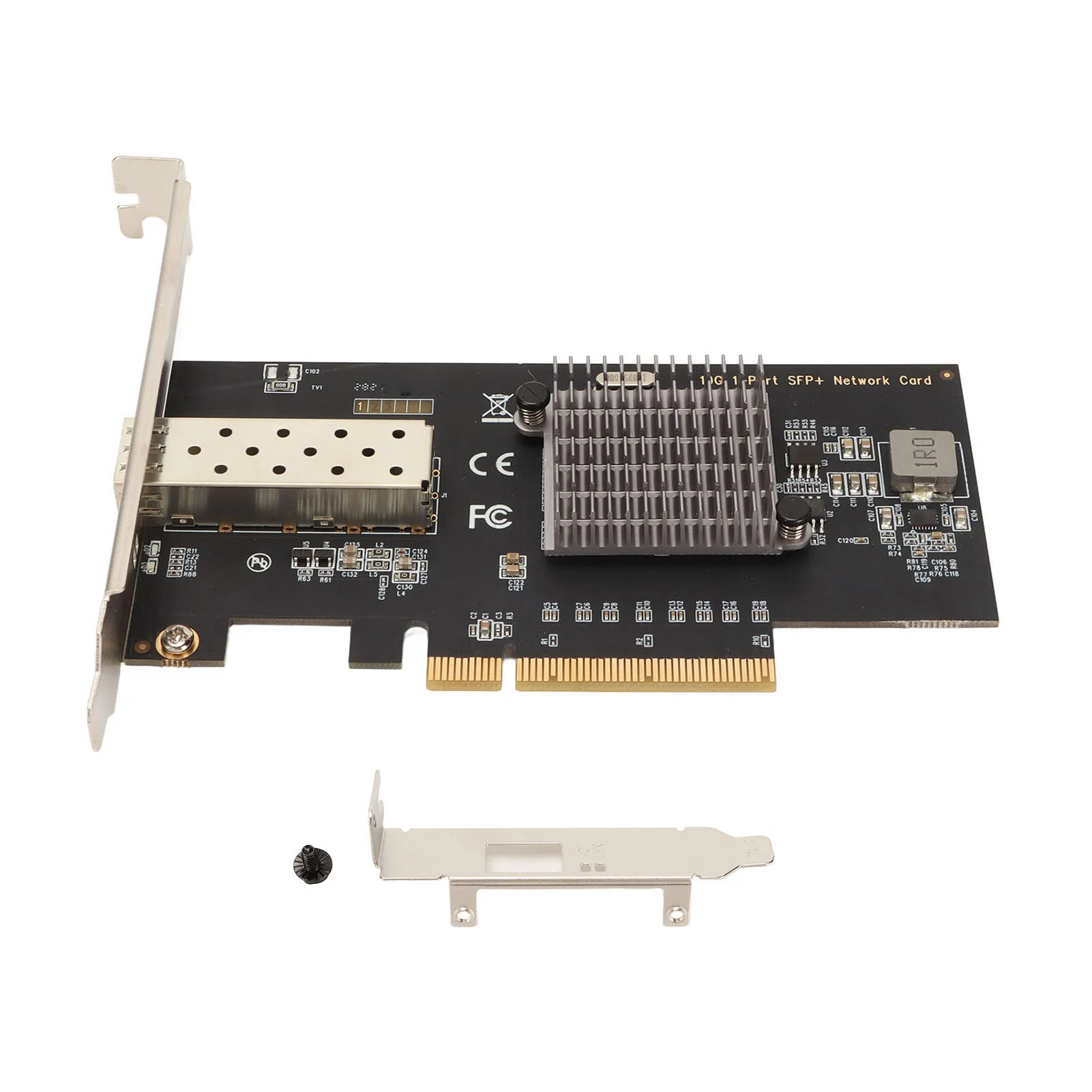 

10Gb SFP Network Card X8 Slot PCI E Optical Network Card Wide Compatible Stable Single I/O Virtualization for