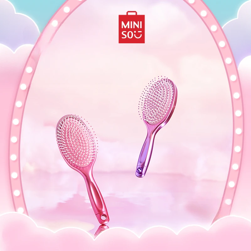 MINISO My Little Pony Series Air Cushion Comb Anime Scalp Massage Smoothing  Home Curling Tool Cute Girl Christmas Gift