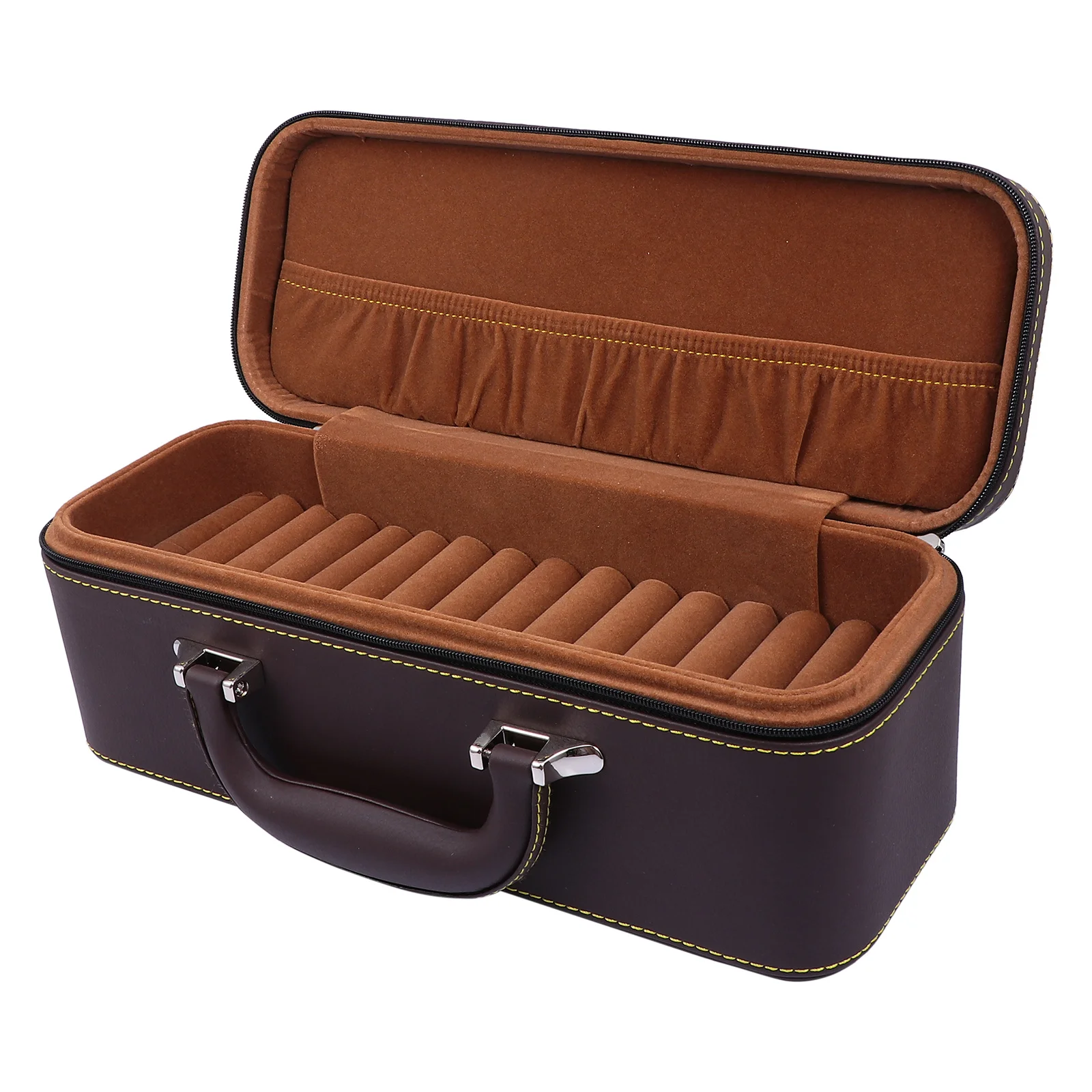 1Pcs PU Jewelry Box Portable Storage Case Handbag Soft Lining Organizer for Rings Bracelets Anklets Home Travel