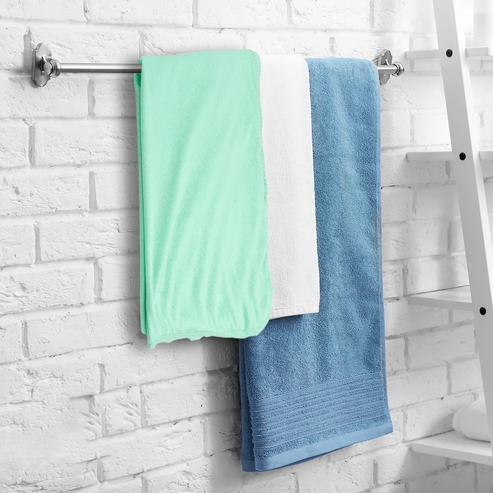 

Microfiber Bath Towel Green Women Wrap Absorb Water Breathable Beach Spa Towels