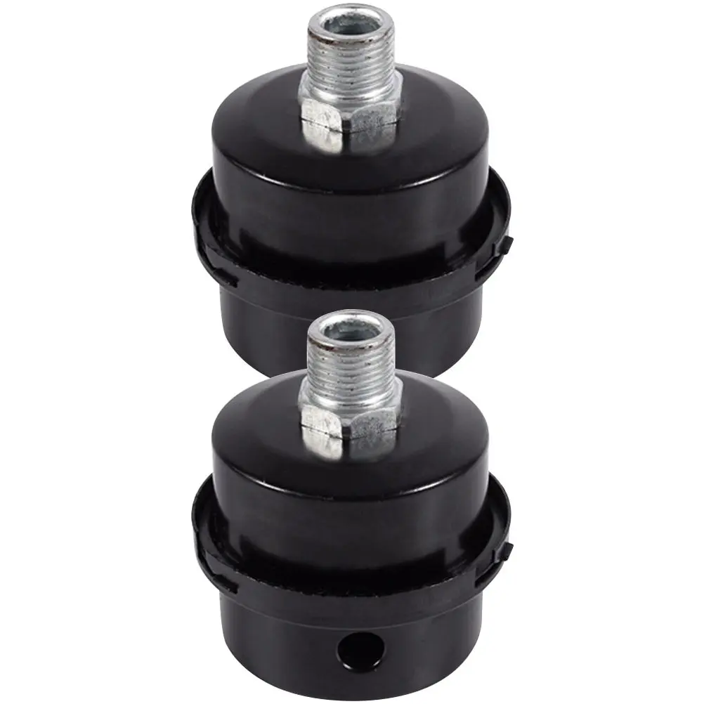 

2Pcs Air Compressor Intake Filter Sound Muffler Metal Noise Reducer for Generators Blowers Screw and Piston Compressors