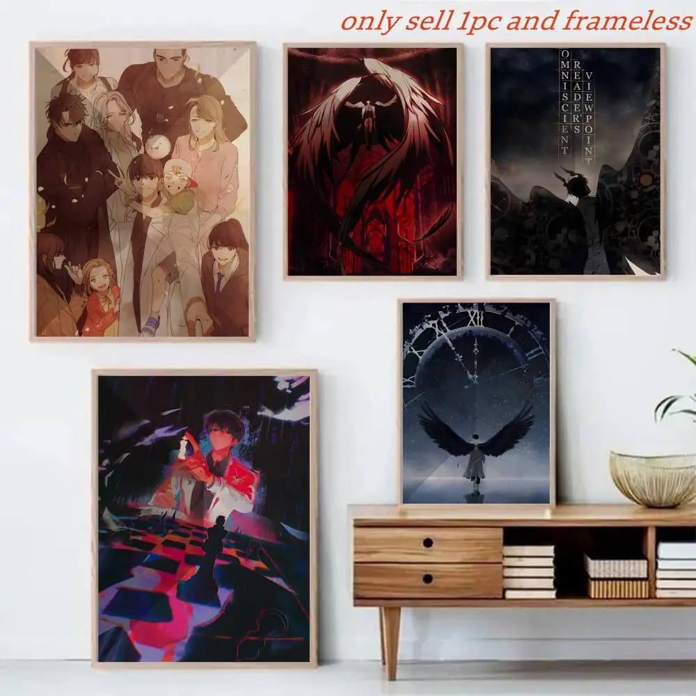 Korea Cartoon O-Omniscient Reader’s Viewpoint Poster HD Poster Wall Art interior Hallway Home Decoration Holiday Gifts