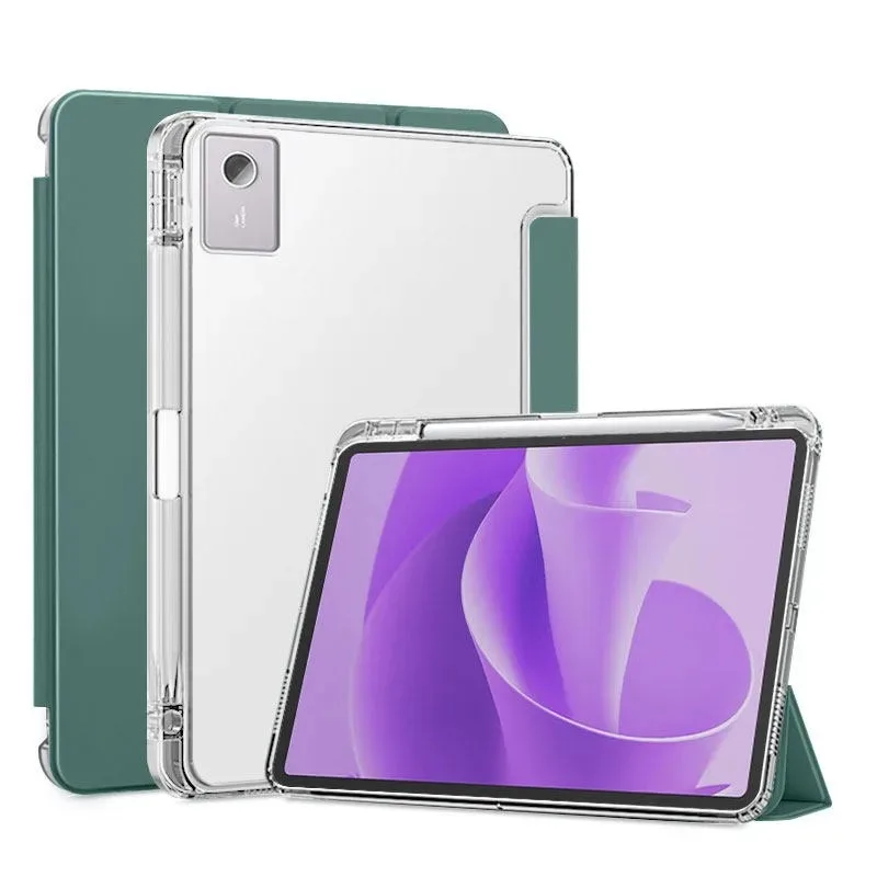 

Чехол для планшета Lenovo Xiaoxin Pad 12.1 дюйма 2025 TB365FC, складная подставка, магнитный, из искусственной кожи, с держателем для стилуса