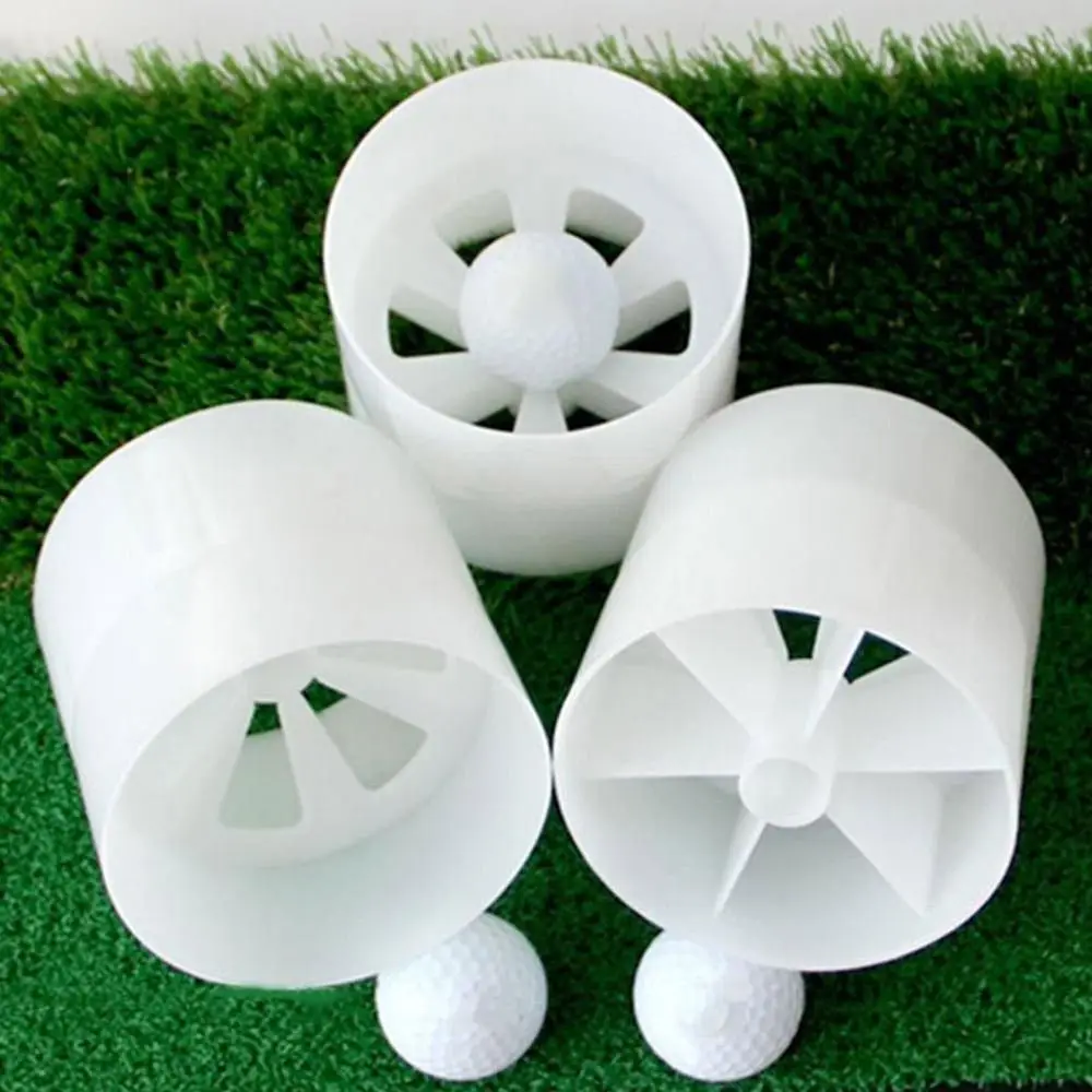 Training Aid Supplies Golf Hole Cup Plastic Golf Putter Practice Cup Indoor Outdoor Golf Course