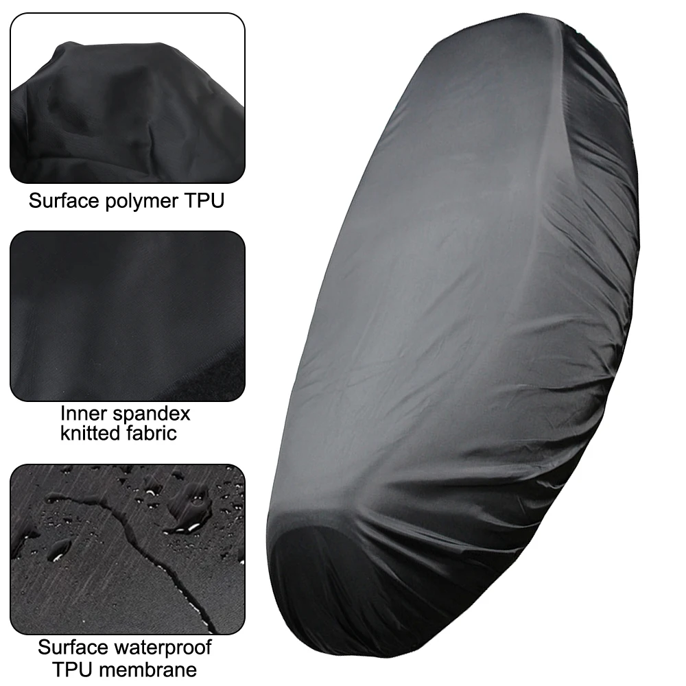 Fundas para asientos de motocicleta, fundas de cojines con aislamiento térmico, funda de asiento impermeable, protección solar, funda de sillín Flexible Universal