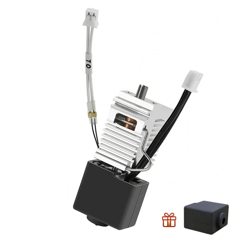 

Комплект хотэнда для 3D-принтера Kobra 3/Kobra 3 V2: цельнометаллический экструдер с латунным соплом 0,4 мм и силиконовым чехлом