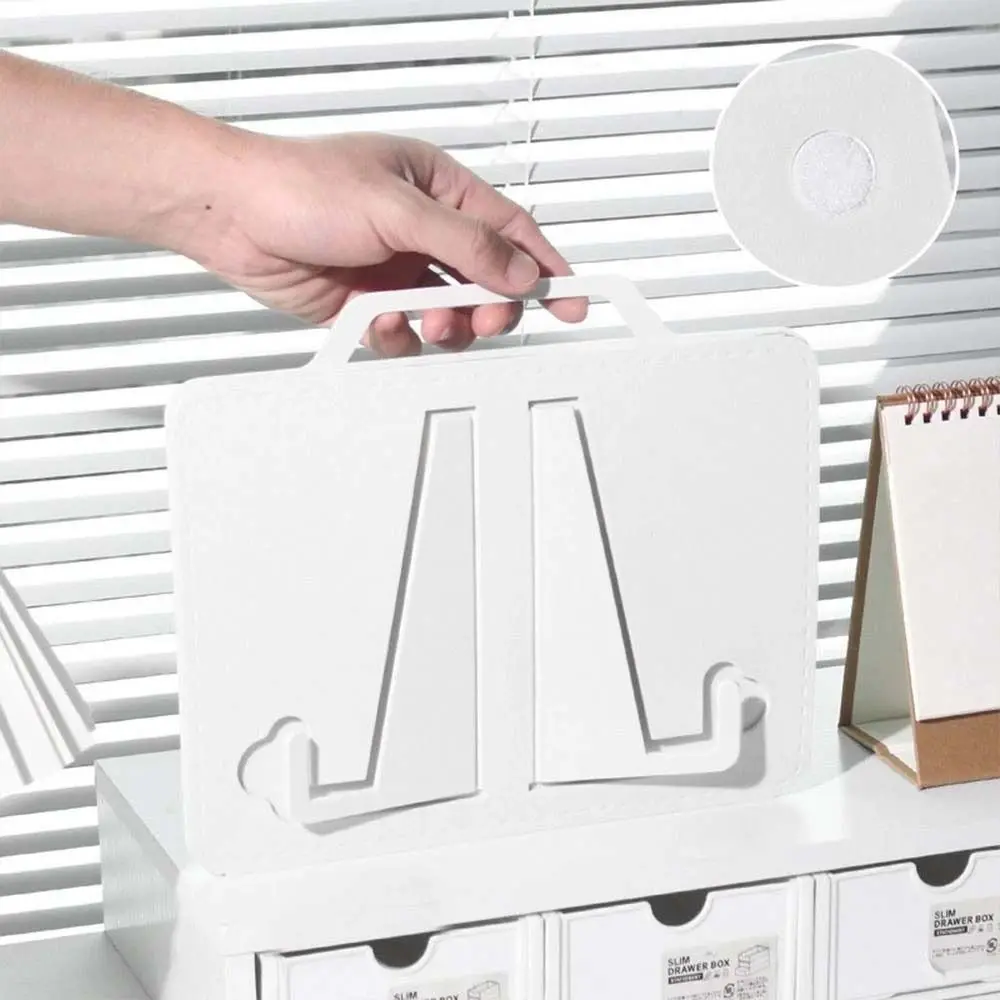 New Foldable Reading Rack Simple Multi-Function Folding Reading Stand Large Durable Recipe Bookshelf For Student Office Home