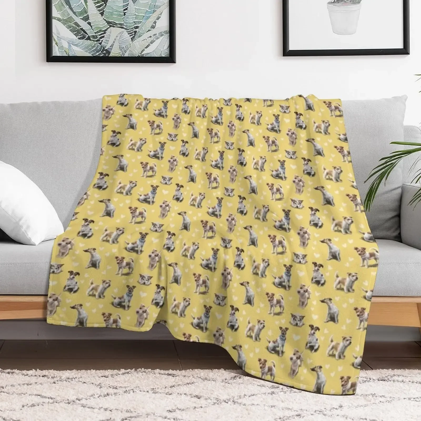 The Jack Russell Terrier Throw Blanket Multi-Purpose Soft Blankets