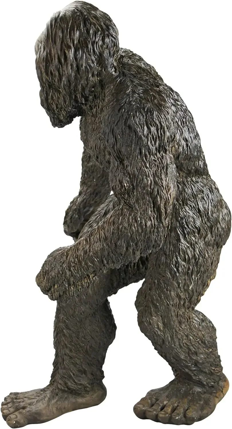 Imagem -03 - Bigfoot The Yeti Indoor And Outdoor Jardim Estátua Escultura Cryptic Grande 28 Polegadas de Altura Polyresin Handcast Brown Finish