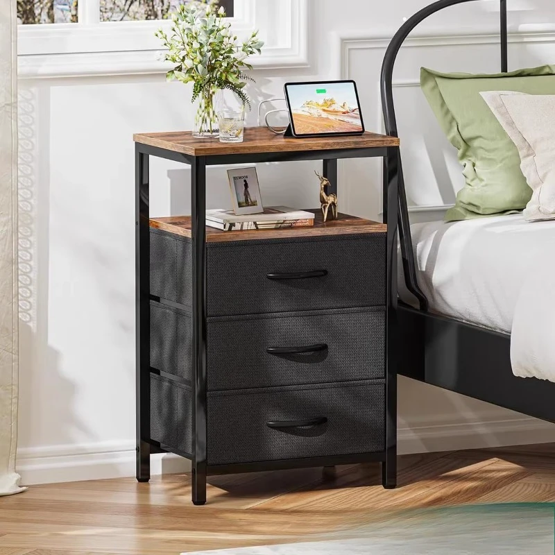 Light Luxury Bedside Table, High Value Multi-layer Drawer Storage Cabinet For Bedroom Living Room Home Furniture