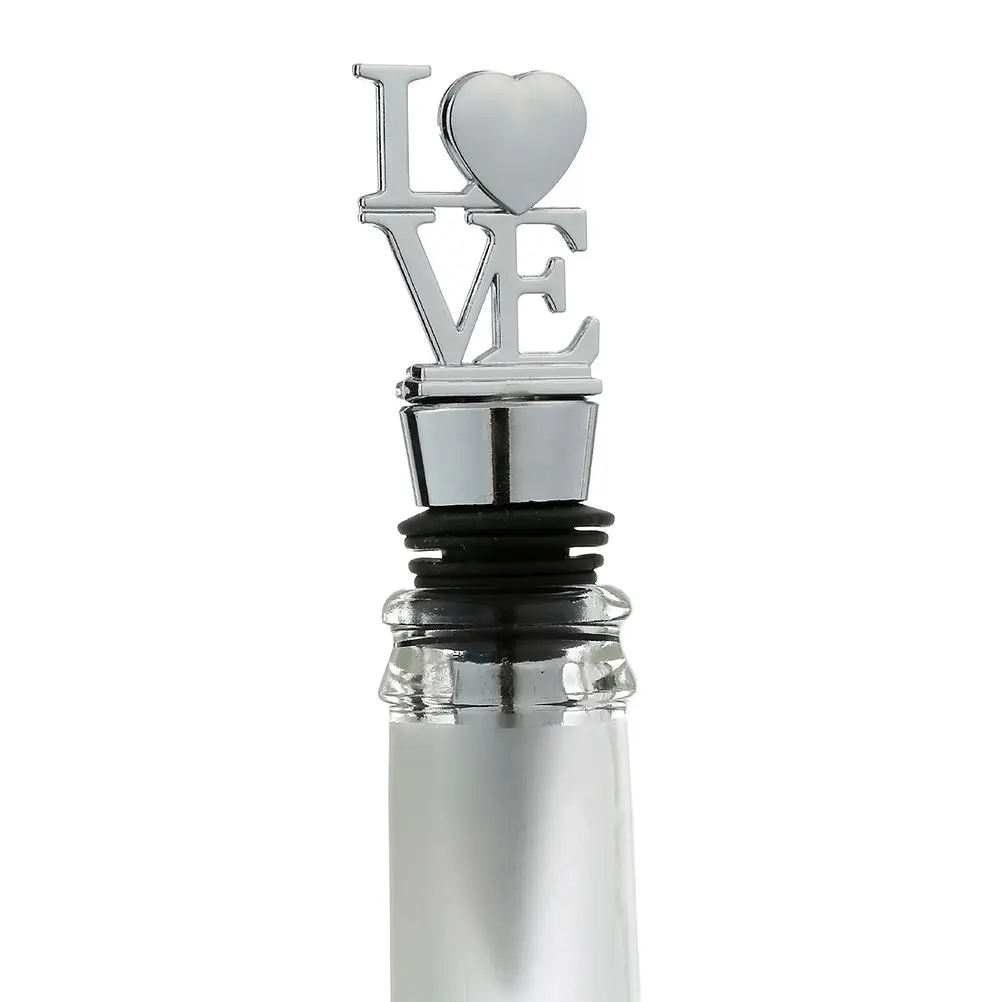 2Pcs Zinc Alloy Wine Bottle Stopper Creative Sealing Plug Reusable Dustproof Oxidation Prevention for Wine Beer