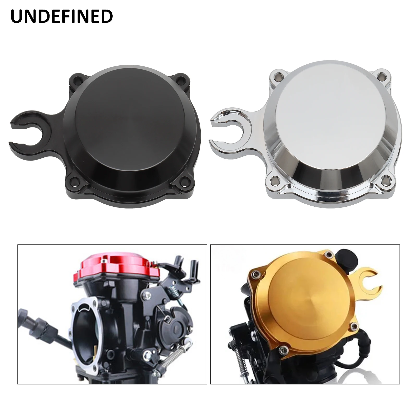 

Мотоциклетная алюминиевая верхняя крышка CV 40, верхняя крышка карбюратора для Harley Touring Softail Dyna FXR Sportster с карбюратором CV40, 1988-2006, хром