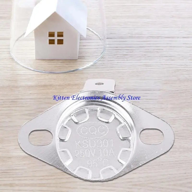 96GD KSD301 250V 10A 95°C Normal Close NC Temperature Controlled Switch Thermostat