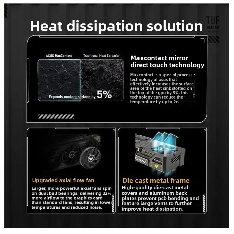 RTX 5080 Desktop PC Gaming Digital Graphics Card