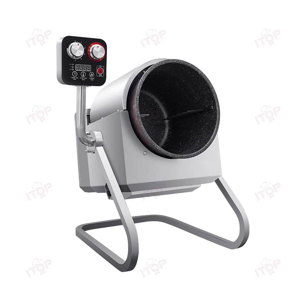 Afbeelding 4: STLF JW Kookmachine Levering Fast Food Afhaalmaaltijden Kantine Kookoven Commerciële Intelligente Drum Kookrobot