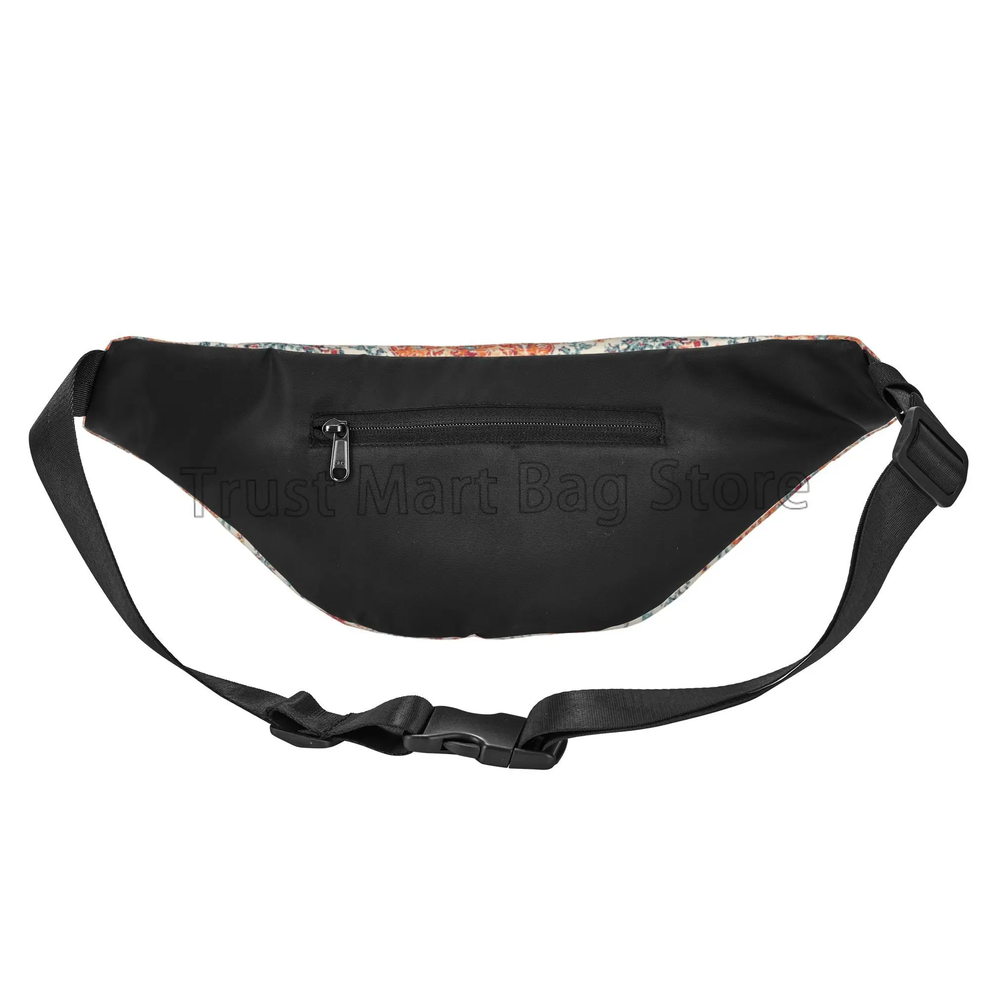 Aztec Terracotta Boho Pattern Waist Bag Unisex Adjustable Durable Crossbody Fanny Pack for Outdoor Sport Travel Hiking Camping