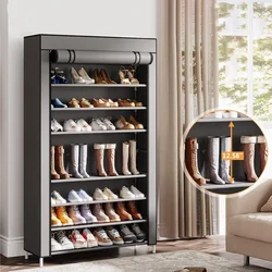 Shoe Cabinet Dustproof Fabric Organizer Simple Storage Multilayer Shoe Rack Nonwovens Household Economic Type Shoe Rack Cabinet