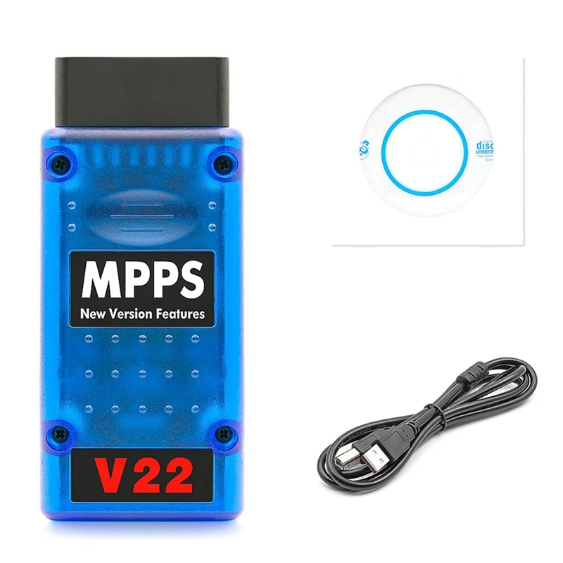 1 Piece Mpps V22 Obd Read Writer Ecu Data Tuning OBD Read And Write Data Power Upgrade Plastic Multi-Language