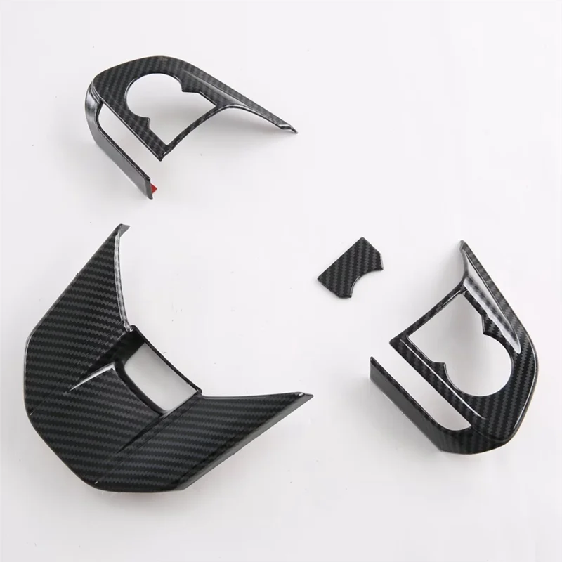 

ABNF!Steering Wheel Switch Buttons Cover Steering Wheel Frame Trim Interior Carbon Fiber For Toyota Veloz 2022-2024