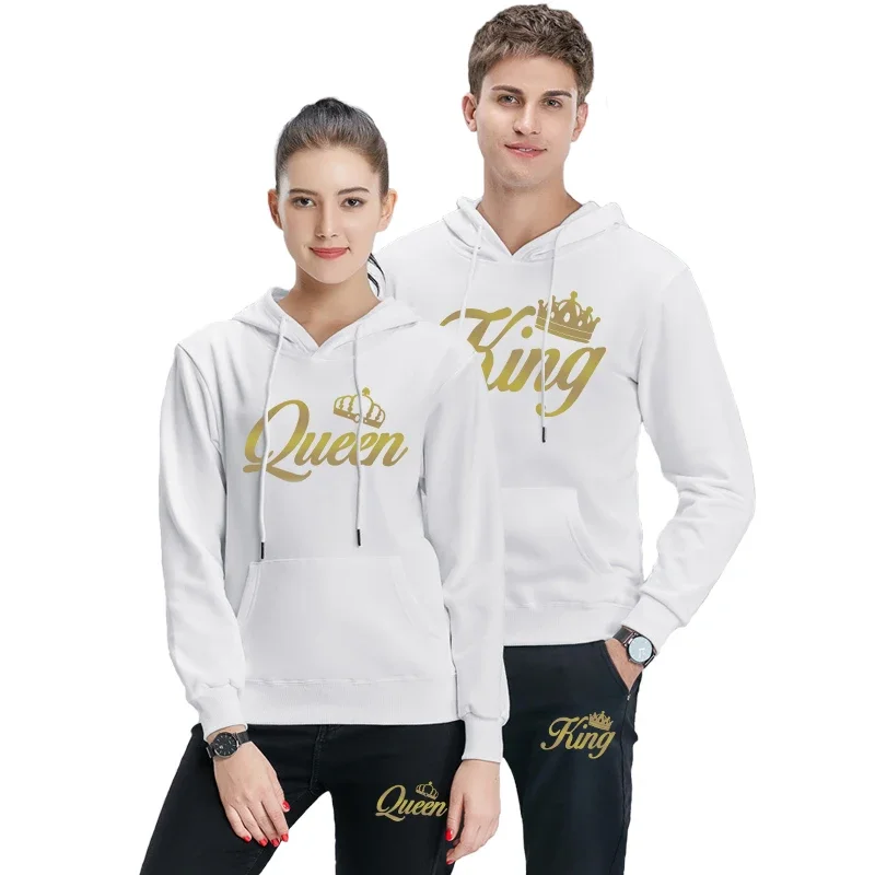 

New Style Hooded Sweatshirts and Jogger Pants Sets Couple Sports Wear Classic Men Women Daily Casual Gym Hoodie Outfits 2pcs Set