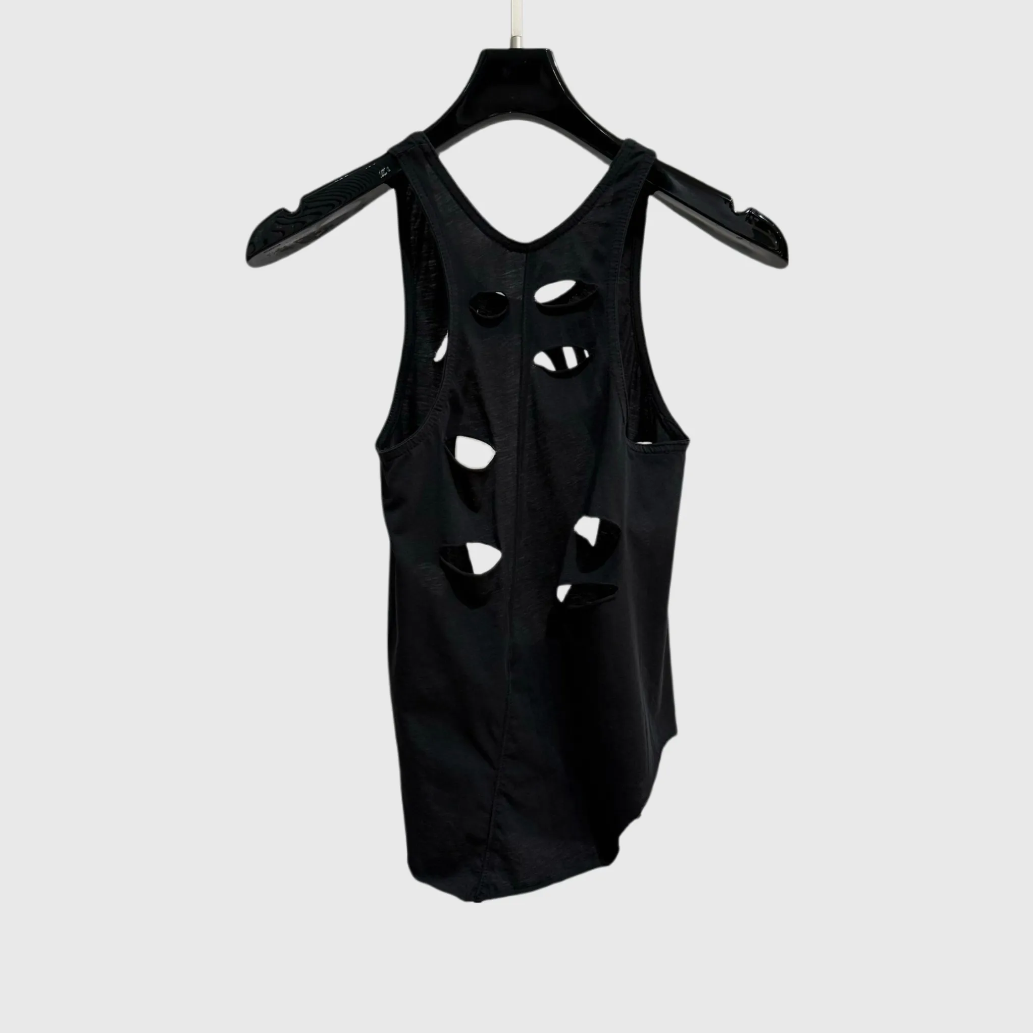 Owen Seak Women‘s Tank Tops 100%Cotton T Shirt Camisole Gothic Clothing Vest Tees Summer Black