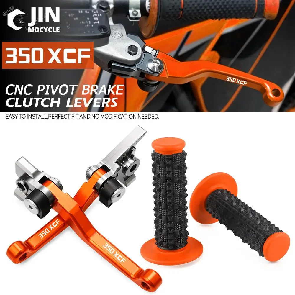 

Motocross Hand Grips Handlebar and CNC Dirt Bike Brake Clutch Levers FOR 350XCF 350 XC-F 2014 2015 2016 2017 2018 2019 2020 2021