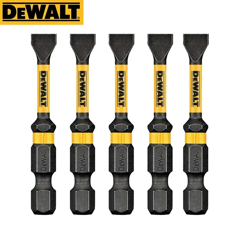 DEWALT IMPACT READY 8-10 Slotted Flextorq Power Bit 1/4 Shank S2 Steel 2 in Length Drill Bits Power Tool Accessories DWA2SL8IRB