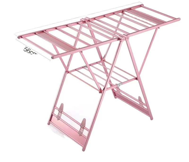 Metal hanger for aluminum folding laundry dryer Household drying rack Bag rack