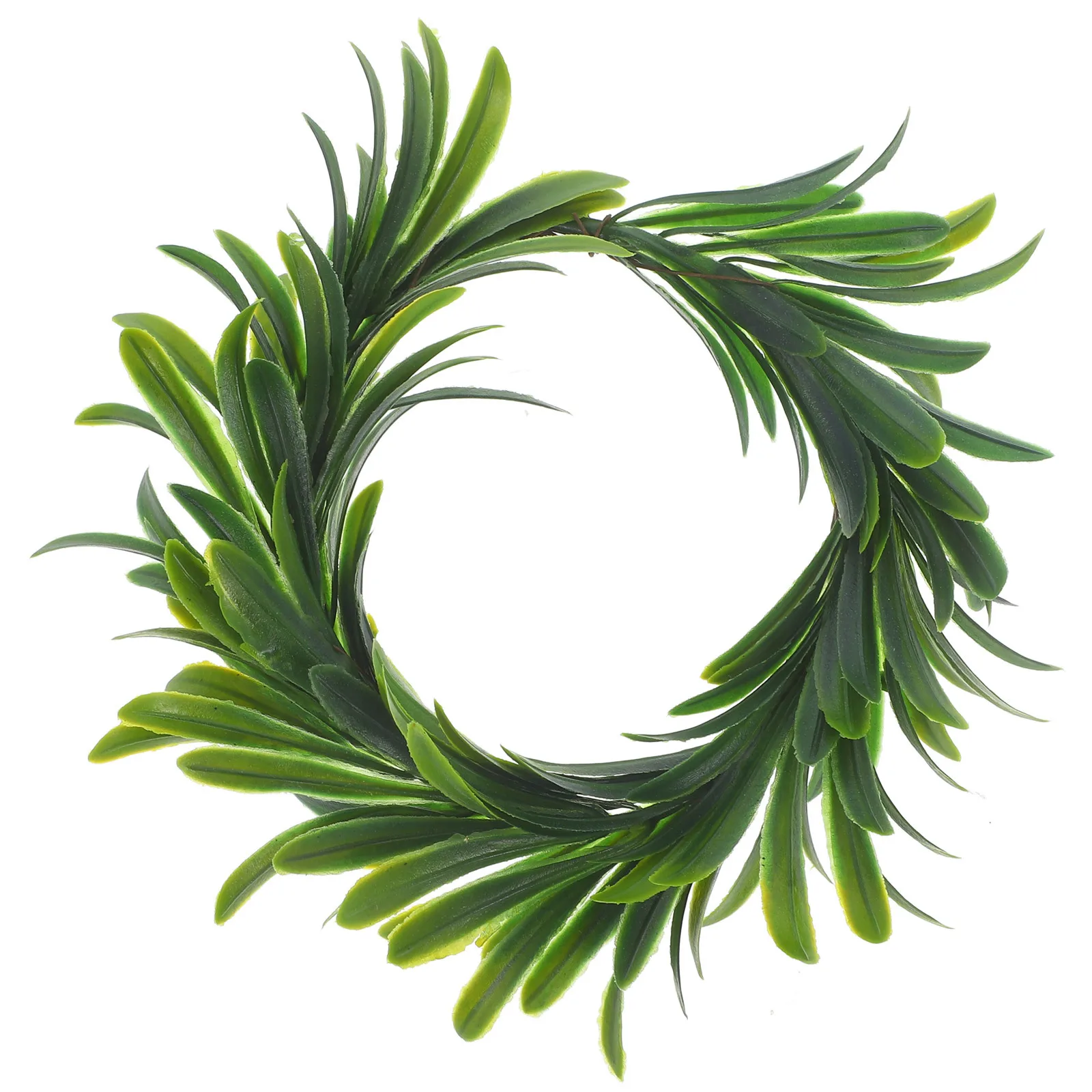 

Wreath with Eucalyptus Leaves Artificial Greenery Ring for Wedding Party Christmas Table Decor Centerpiece