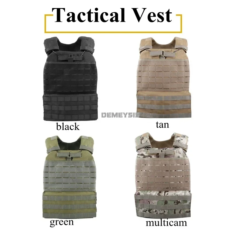 Kamizelka taktyczna Molle Strzelanie Ochronna kamizelka myśliwska CS Regulowana kamizelka outdoorowa Airsoft Combat Plate Carrier