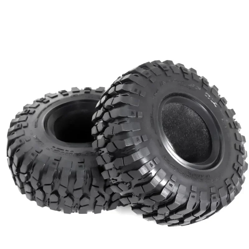 

4PCS 106mm 1.9 Rubber Tire Wheel Tyre for 1/10 RC Crawler Car Axial SCX10 II III 90046 Trxs TRX4 RC4WD D90 Redcat MST