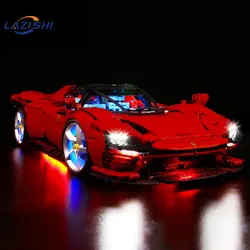 Lazishi LED Light For 42143 Daytona SP3 Lighting DIY Toys (Not Include the Model)
