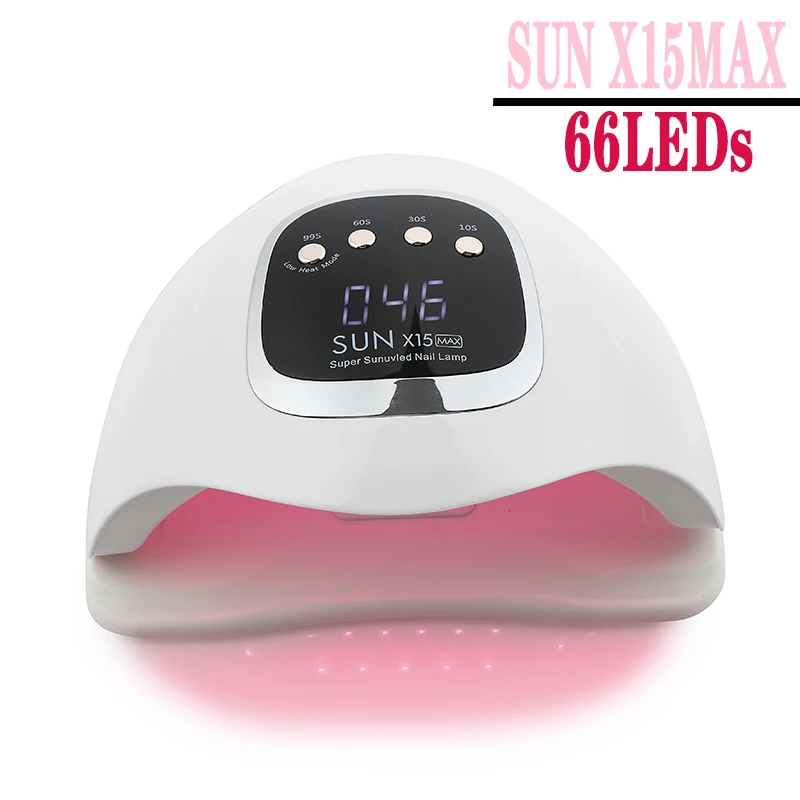 SUN X12MAX UV LED Nail Lamp 66LEDs New Portable Nail Light Dryer with 4 Timers Setting Professional UV LED Lamp for Nails