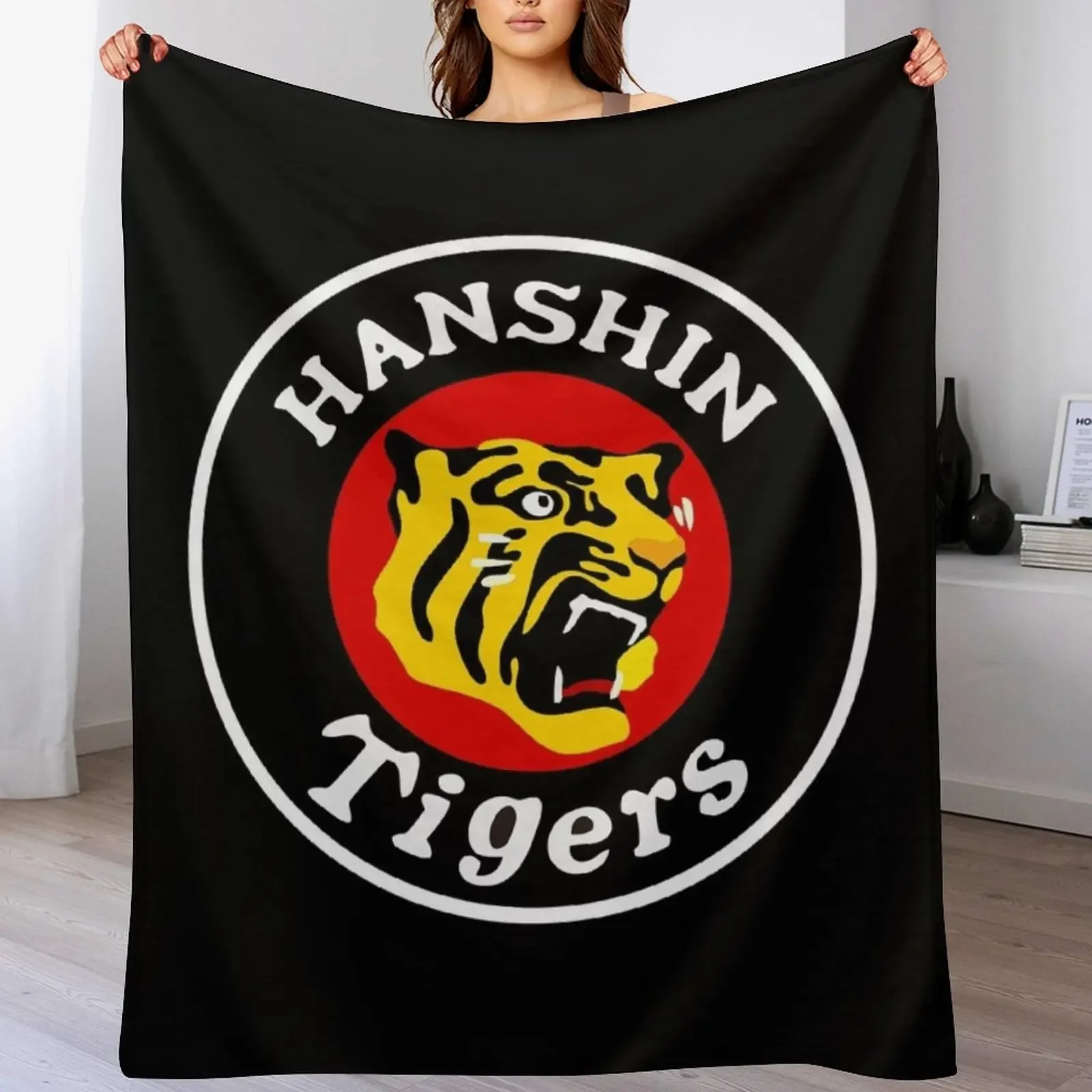 

Vintage Hanshin Tigers Design Essential Throw Blanket Giant Sofa Tourist Warm Picnic Blankets