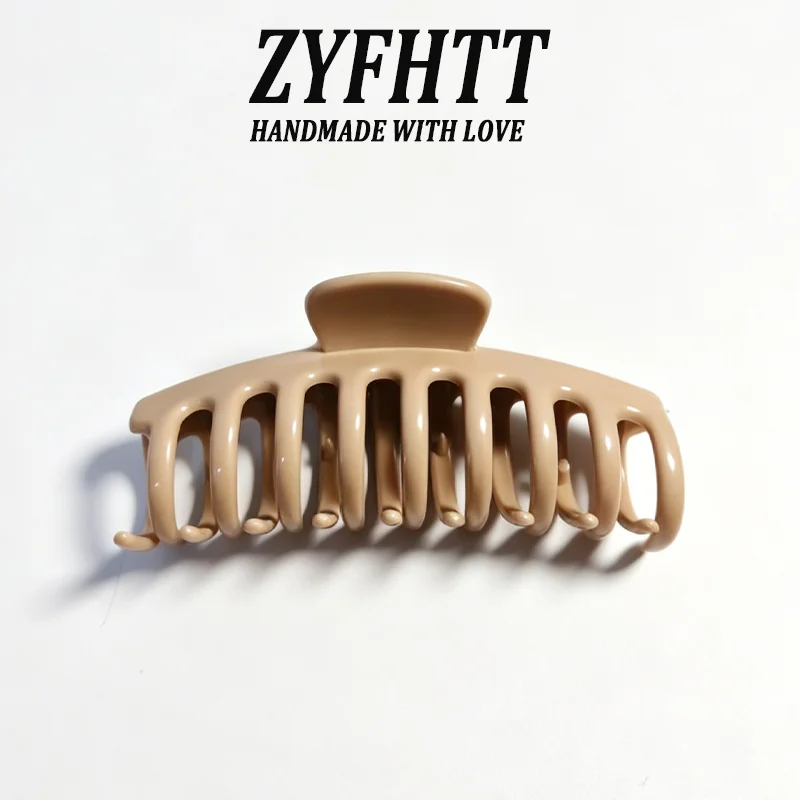 1/5 Stück ZYFHTT Weiche Silikon-Haarspange für Frauen, Täglicher Gebrauch, Koreanischer Stil, Haifischklammer, Modische Mädchen-Haarspange – Detail 3