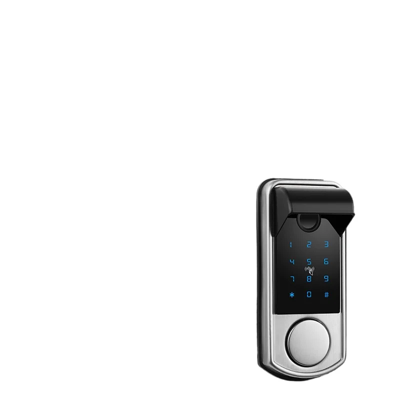 Fingerprint Door Lock for Old Style Iron Gate Front Door Security Lock for Home Yard Entrance with Password Keypad Smart Lock