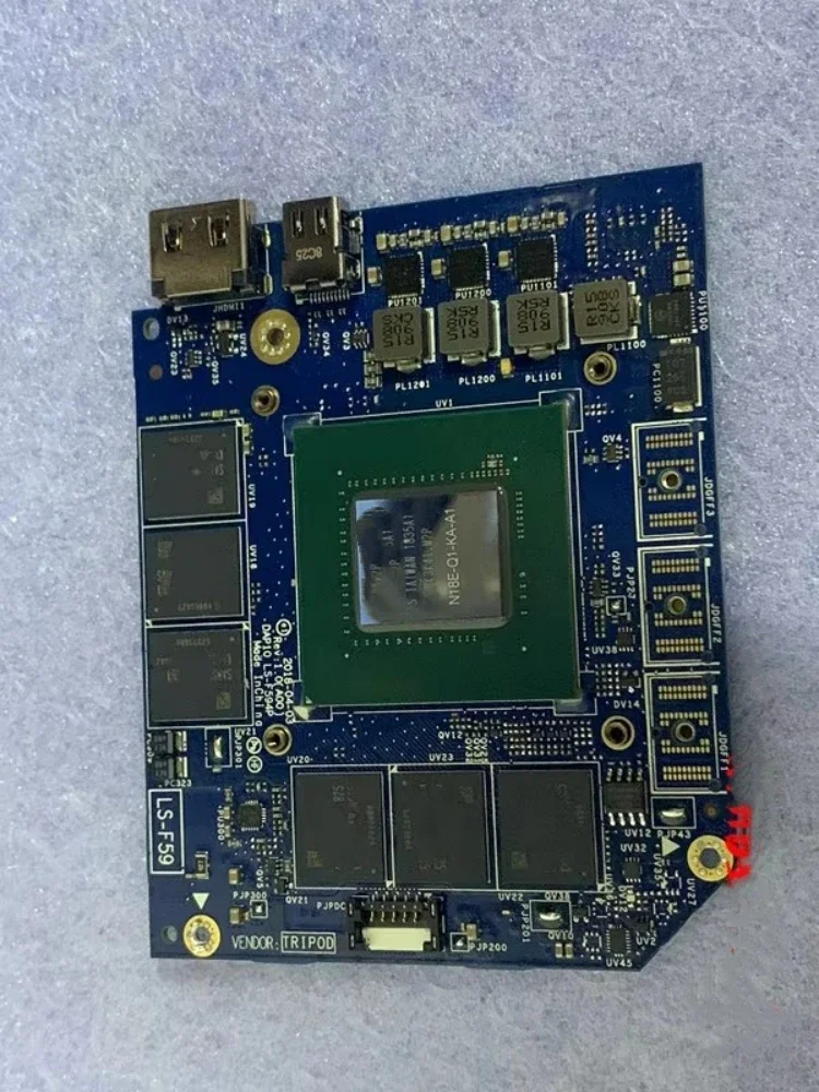 LS-F594p is suitable for Dell Precision 7530 7540 Quadro P3200 GDDR5 6GB video graphics GPU card N18E-Q1-KA-A1 P3200M. All tests