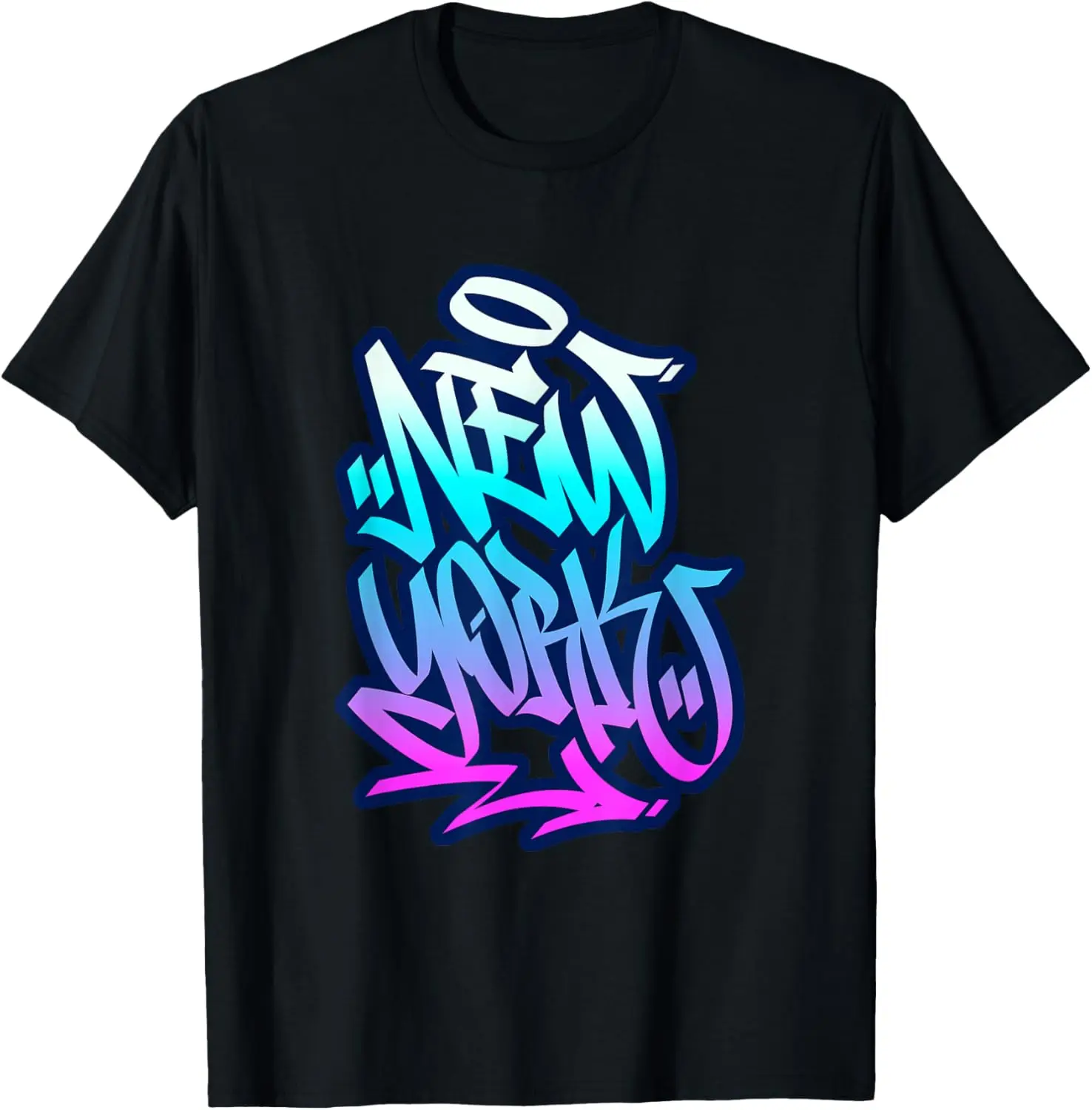 New York City Graffiti Art Style Illustration Graphic Design T-Shirt