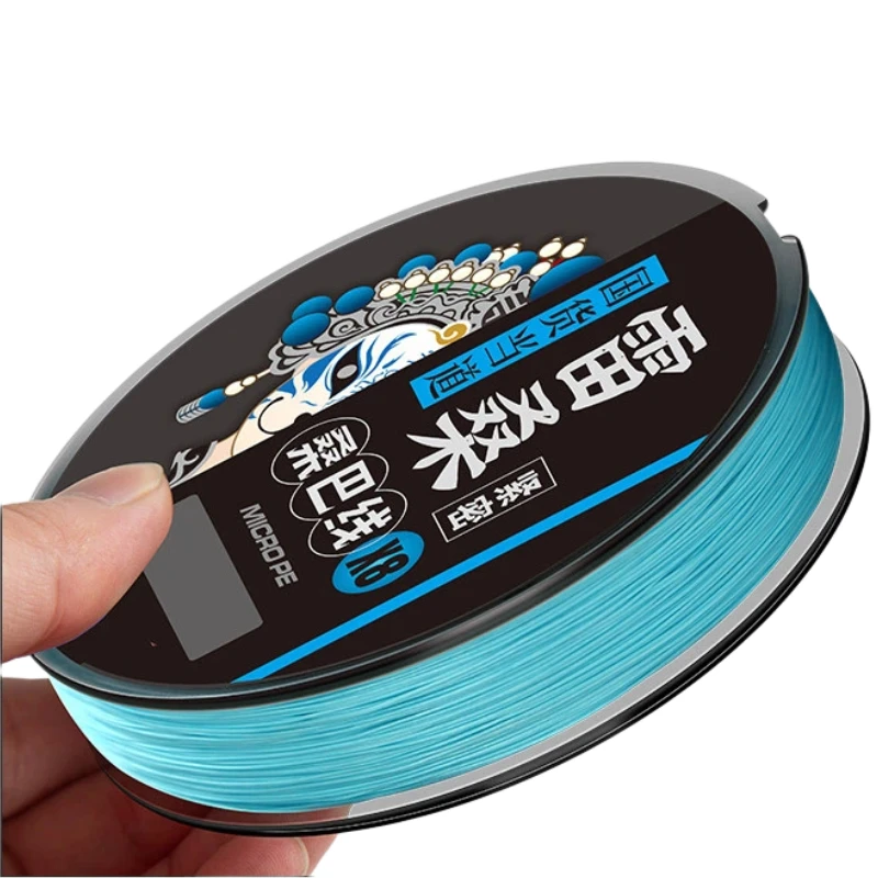 100M 150M ThornsLine 8 Strands Braided PE Fishing Line High Density Abrasion Resistant Main Line Heavy Duty Black Bass Fishing