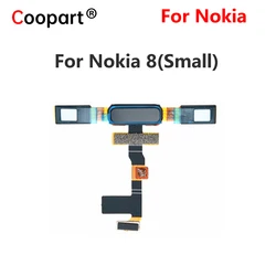 New Coopart For Nokia 8 Ta1052 Ta1004 Home Button Menu Back Key Touch ID Fingerprint Sensor Ribbon Flex Cable Replacement Parts