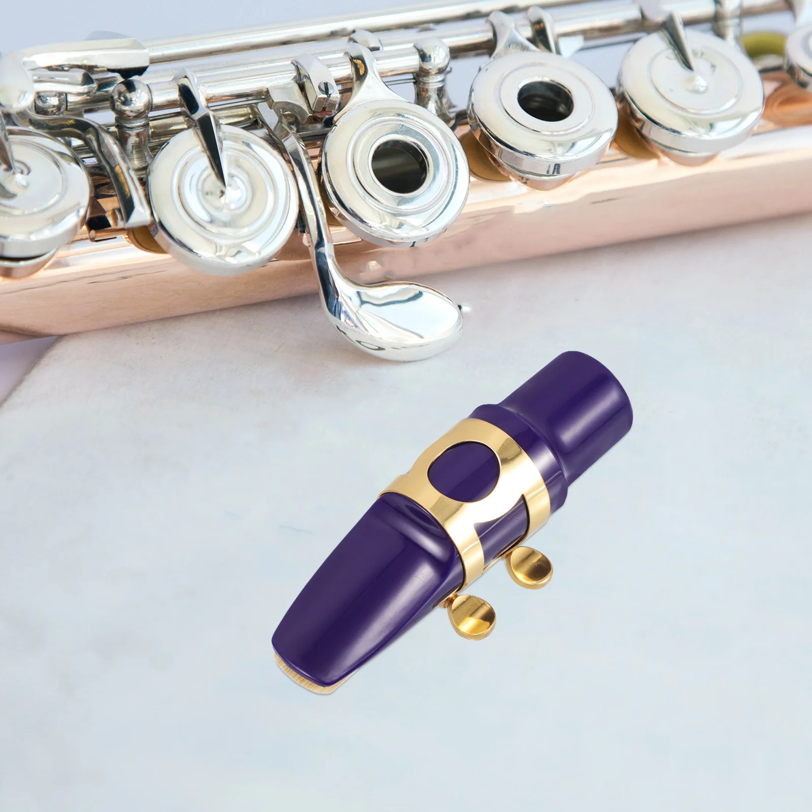 

Alto Saxophone Mouthpiece Kit Ligature Reed Cap Versatile Compatibility Durable Construction Elegant Modern Style Alto Sax