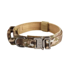 Tactical Dog Collar for medium and large dogs, suitable for all races, adjustable and durable 10 Main Sales Current for Dog - №5