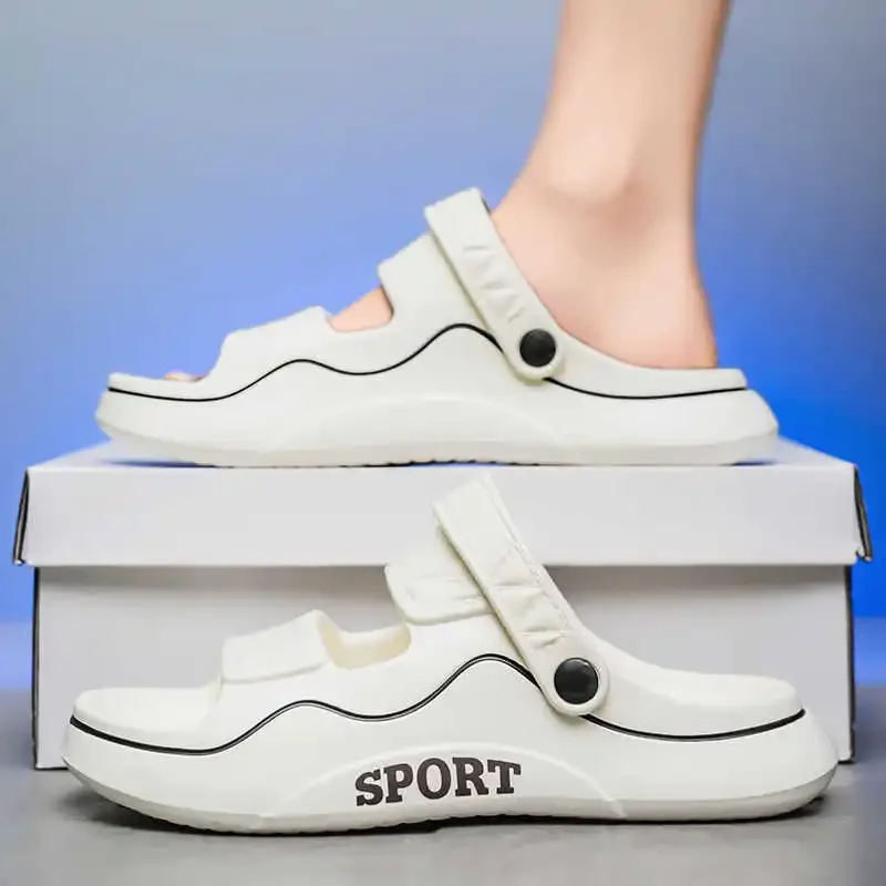 가벼운 라운드 토 남성용 아웃도어 스니커즈 블루 샌들 슈즈 슬리퍼 스포츠용 새롭고 빠른 프로 해외 다른 신발