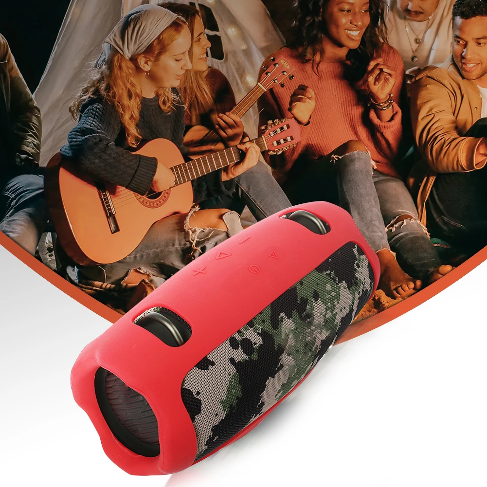 Silicone Case Cover Speaker Protective Cover Shockproof Silicone Speaker Shell Sleeve Skin for Xtreme 4 Portable BT Speaker
